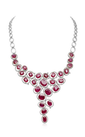 Roman and Jules Color Label Necklace MN607-1