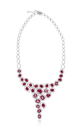 Roman and Jules Color Label Necklace MN607-1