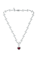 Roman and Jules Color Label Necklace MN548-5