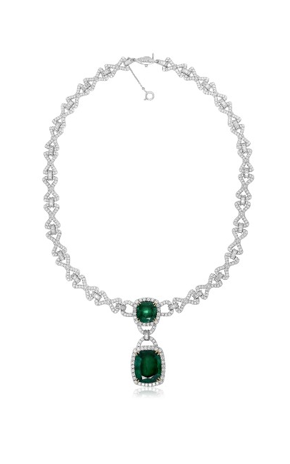 Roman and Jules Color Label Necklace NN719-1