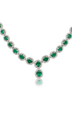 Roman and Jules Color Label Necklace GN2389WYEM-18K