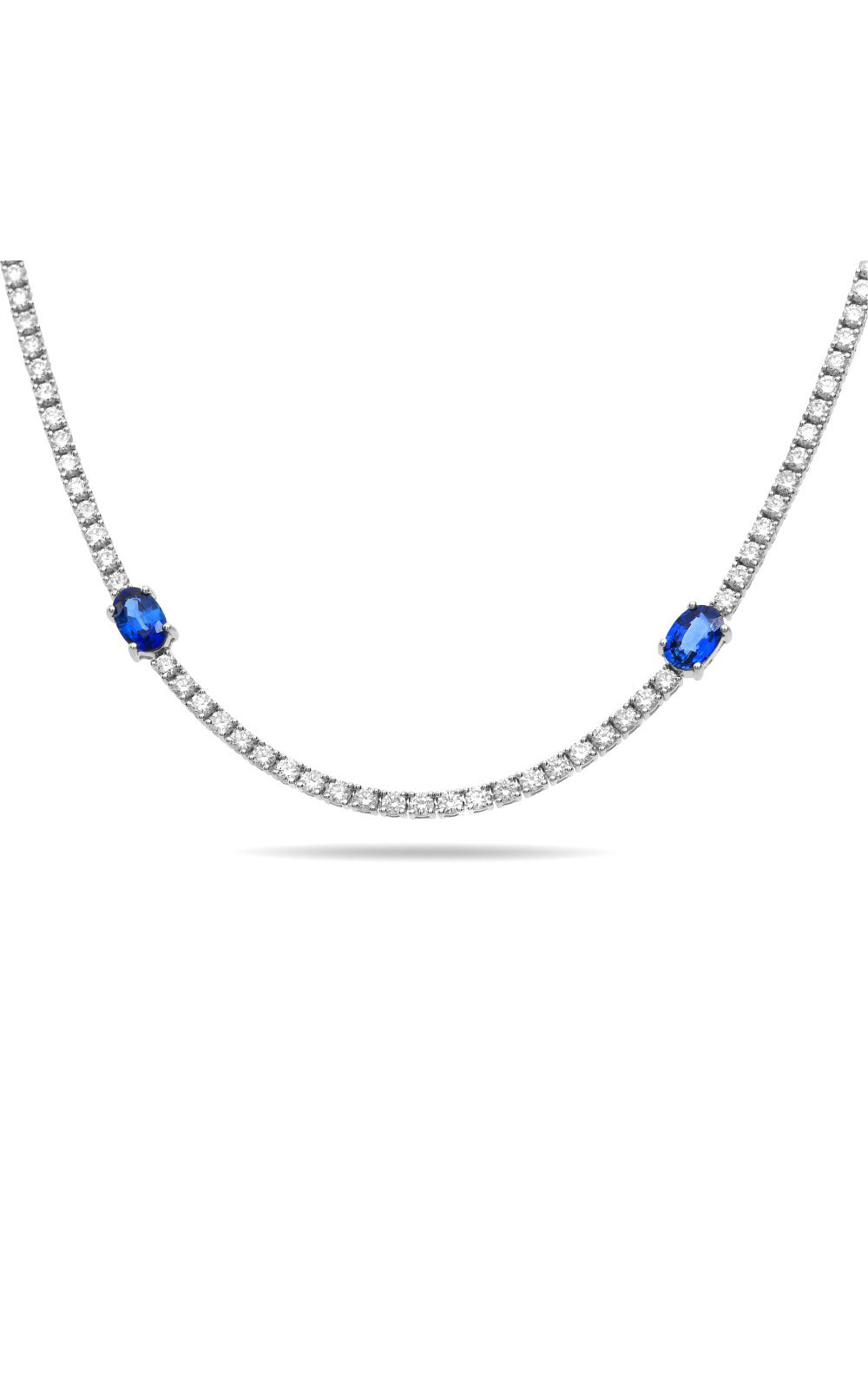 Roman and Jules Long Sapphire & Diamond Necklace UN2115-1