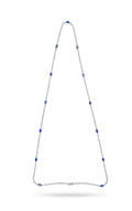 Roman and Jules Long Sapphire & Diamond Necklace UN2115-1