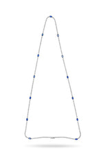 Roman and Jules Long Sapphire & Diamond Necklace UN2115-1