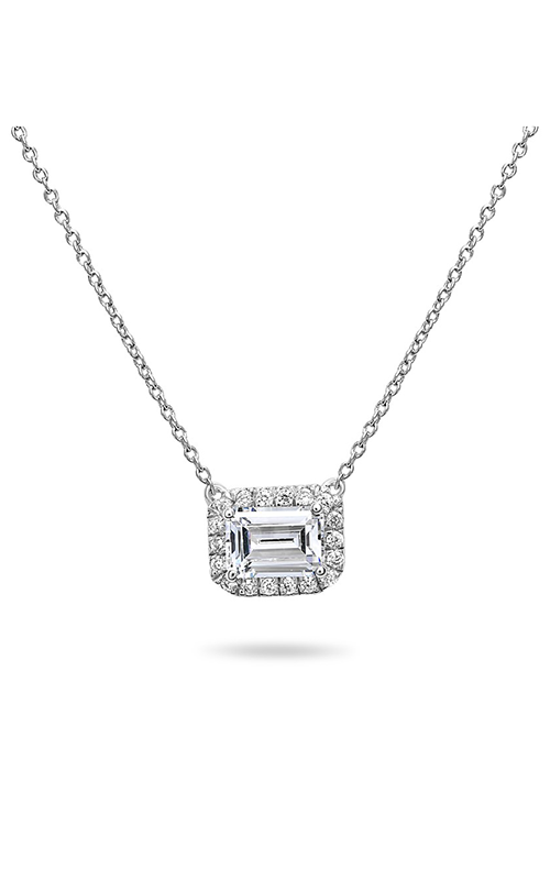Roman And Jules Pave Diamond Halo Semi Mount Necklace