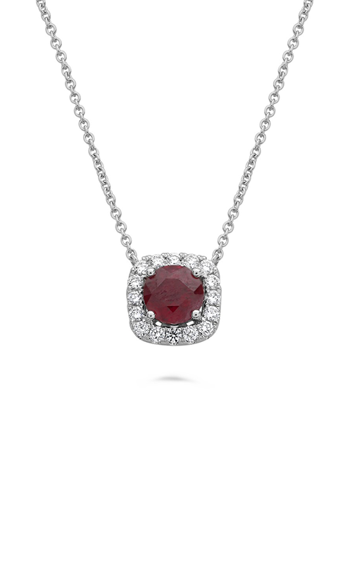 Roman And Jules Cushion Cut Ruby Pendant NN2212-1