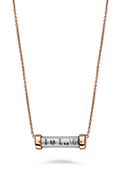 Roman And Jules Rose Gold Tube Necklace MN801A-3