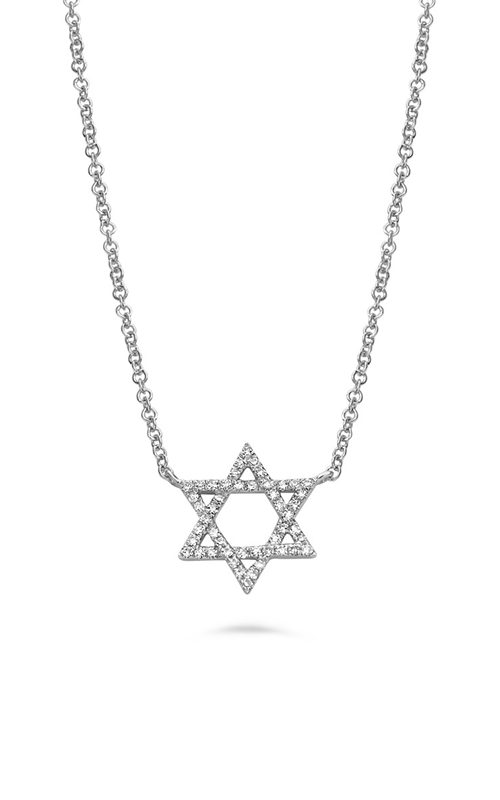 Roman And Jules iamond Star of David Necklace EN1098-1