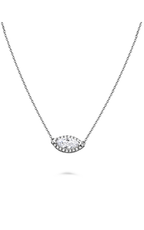 Roman And Jules Pave Diamond Halo Semi Mount Necklace