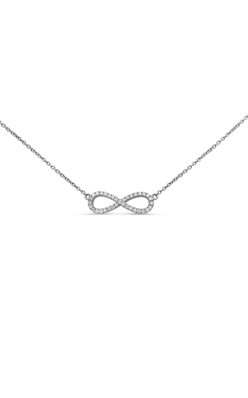 Roman And Jules Diamond Infinity Pendant Necklace UN1775-4