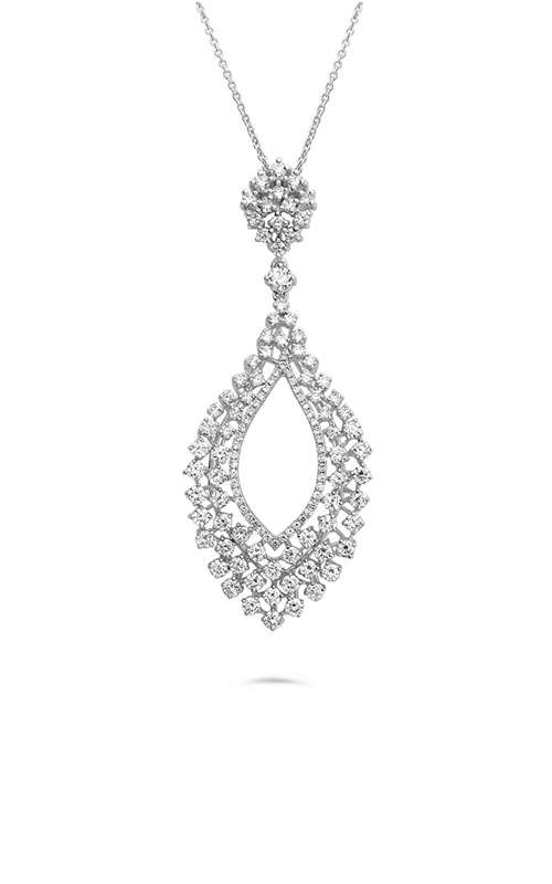 Roman And Jules Open Teardrop Diamond Pendant DN1036-1