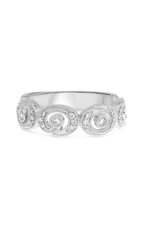 Roman And Jules White Gold Diamond Swirl Ring UR2224-2