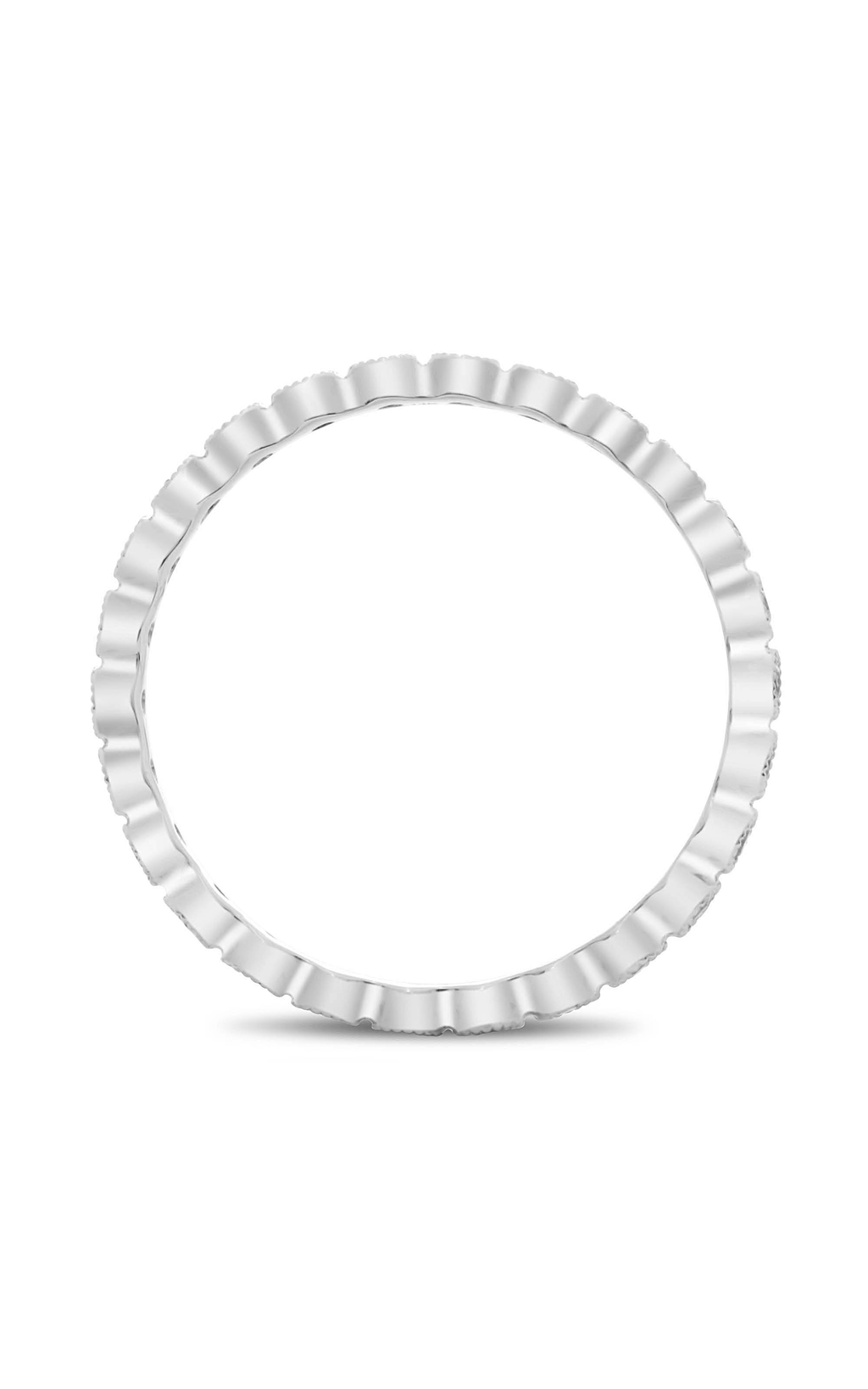 Roman and Jules White Diamond Milgrain Eternity Band UR1963-18