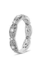 Roman and Jules Ornate Milgrain Diamond Band UR2166-1