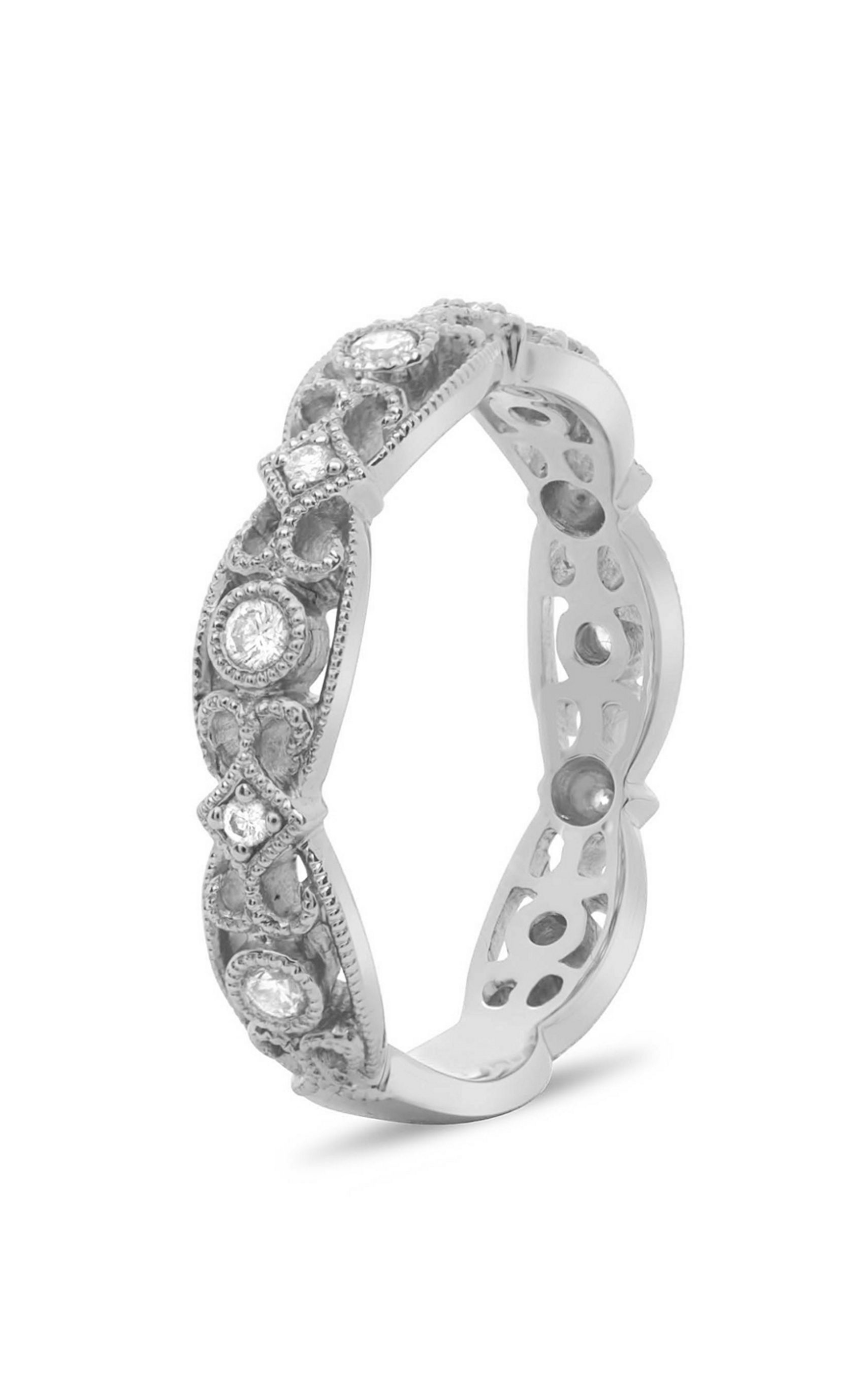Roman and Jules Ornate Milgrain Diamond Band UR2166-1