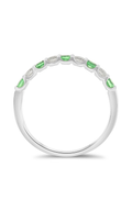 Roman and Jules Alternating Tsavorite & Diamond Band UR1908B-17