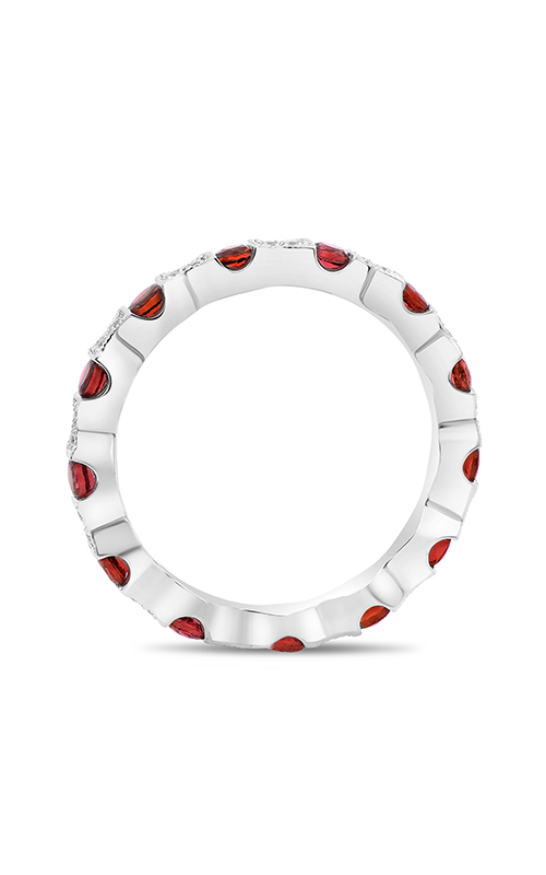 Roman and Jules White Gold Ruby & Diamond Eternity Band NR988-9