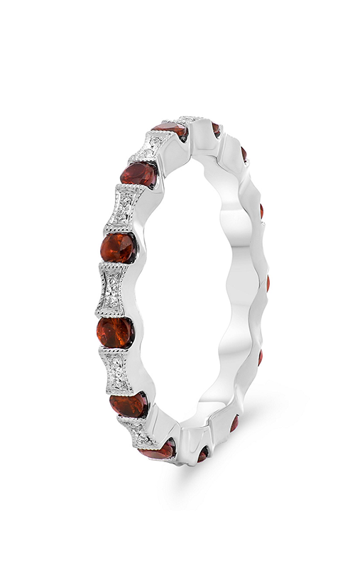 Roman and Jules White Gold Ruby & Diamond Eternity Band NR988-9