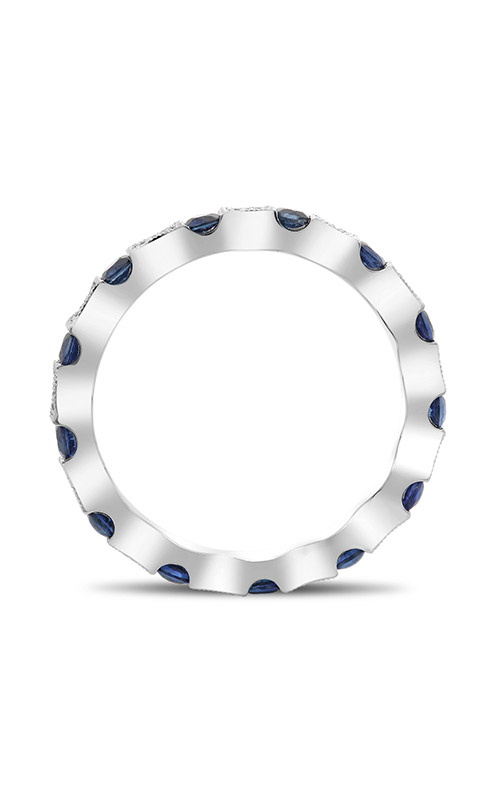 Roman and Jules White Gold Sapphire & Diamond Eternity Band NR988-10