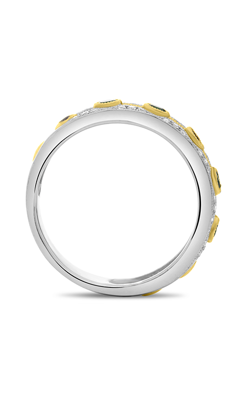 Roman and Jules Round Sapphire & Diamond Milgrain Band UR1219WYSP-BA