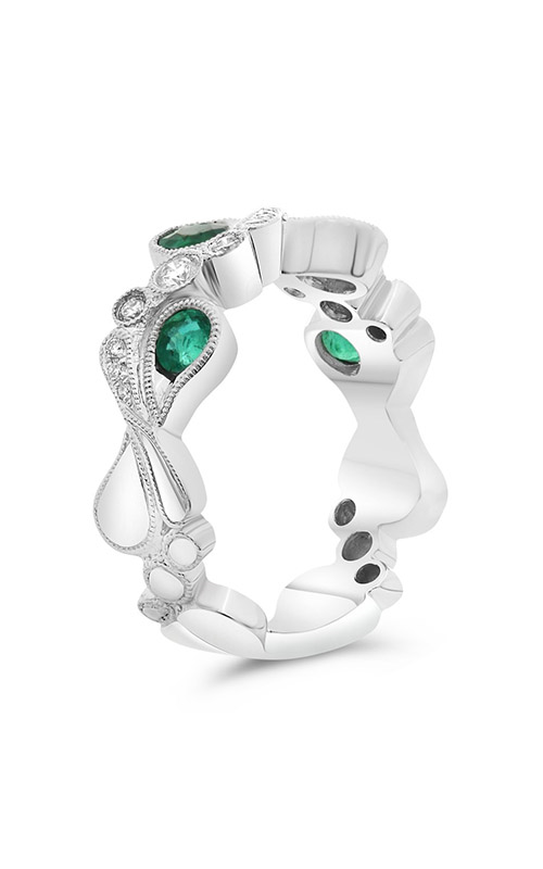 Roman and Jules Paisley Emerald & Diamond Band NR1051-3