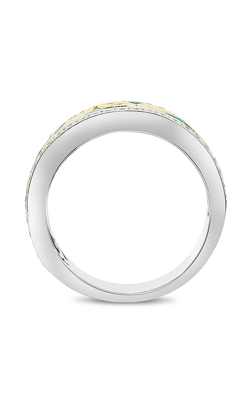 Roman and Jules Emerald & Diamond Milgrain Band KR2286WYEM-2