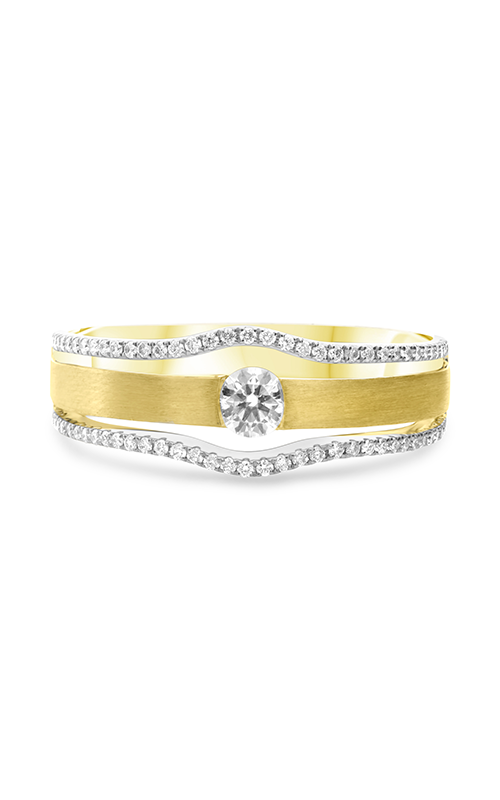 Roman and Jules Two Tone Diamond Men's Band GR2936-1