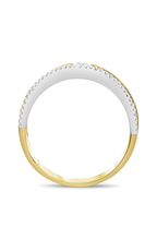 Roman and Jules Two Tone Diamond Men's Band GR2936-1