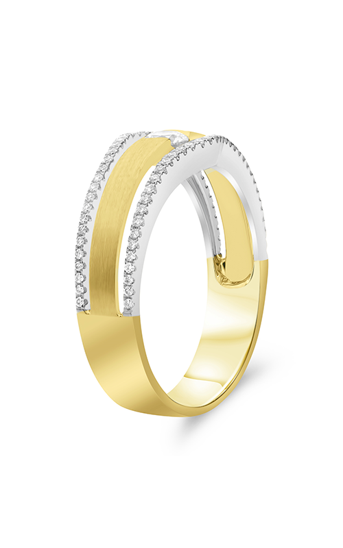 Roman and Jules Two Tone Diamond Men's Band GR2936-1