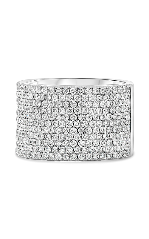 Roman and Jules White Gold Round Diamond Pave Band KR5944-1