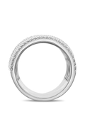 Roman and Jules White Gold Round Diamond Pave Band KR5944-1