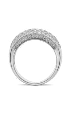 Roman and Jules White Gold Seven Row Half Pave Band NR894-14