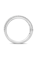 Roman and Jules White Gold Wide Diamond Pave Band KR5945-1