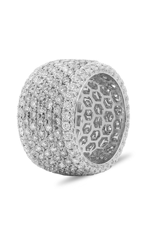 Roman and Jules White Gold Seven Row Eternity Band NR894-12