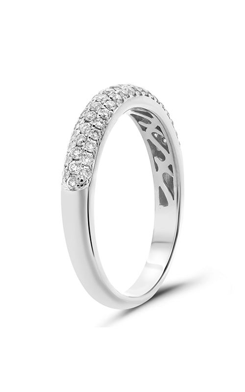 Roman and Jules Three Row White Diamond Band KR2507W-WB