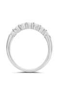 Roman and Jules White Gold Seven Stone Diamond Band UR1483W-A-4