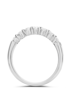 Roman and Jules White Gold Seven Stone Diamond Band UR1483W-A-4