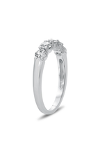 Roman and Jules White Gold Five Stone Diamond Band UR2009-2