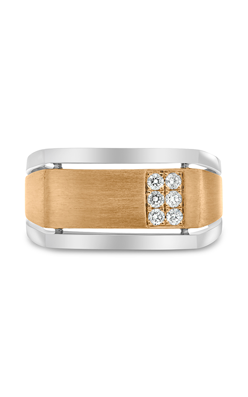 Roman and Jules White & Rose Gold Men's Diamond Band GR2933-1