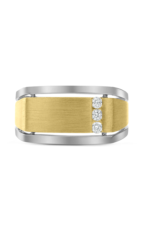 Roman and Jules White & Yellow Gold Men's Diamond Band GR2932-1