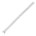 Lab Grown Pear Diamond Tennis Bracelet