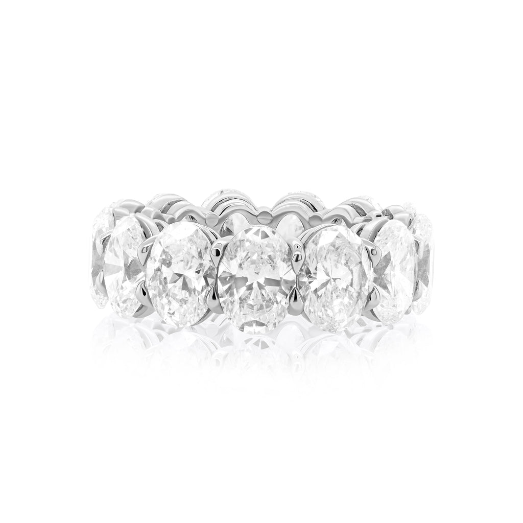 Lab Grown Oval Eternity Band