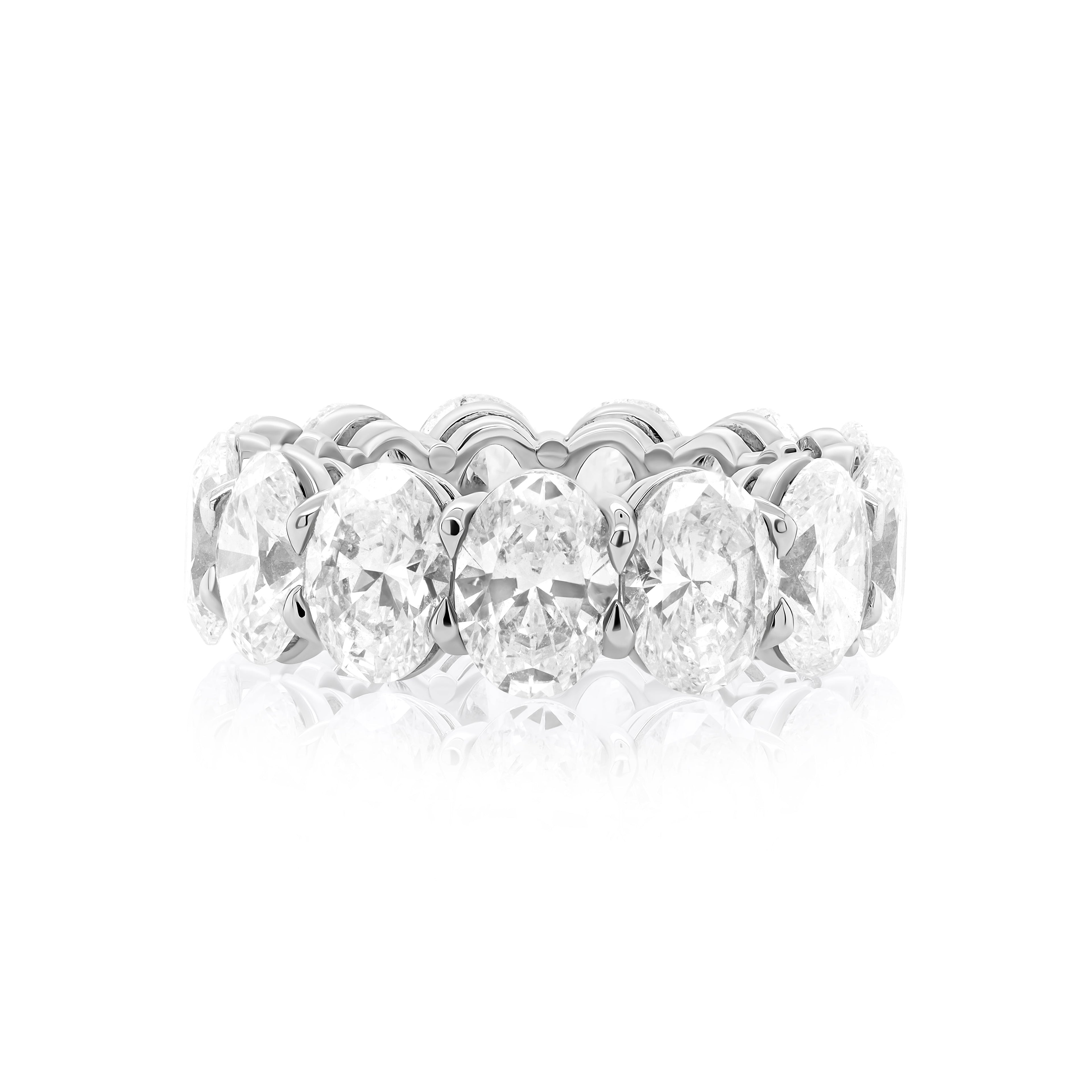 Lab Grown Oval Eternity Band