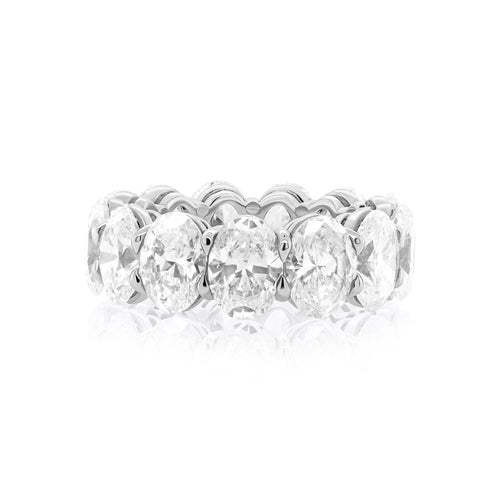 Lab Grown Oval Eternity Band