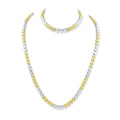 Bezel Set Diamond Necklace