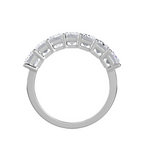 Lab Grown 7 Stone Radiant Diamond Band