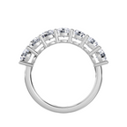 Lab Grown 7 Stone Round Diamond Band