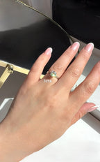 Lab-Grown Round Solitaire Engagement Ring