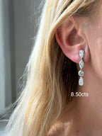 Lab Grown Multi Shaped Diamond Earrings