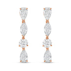 Lab Grown Multi Shaped Diamond Earrings